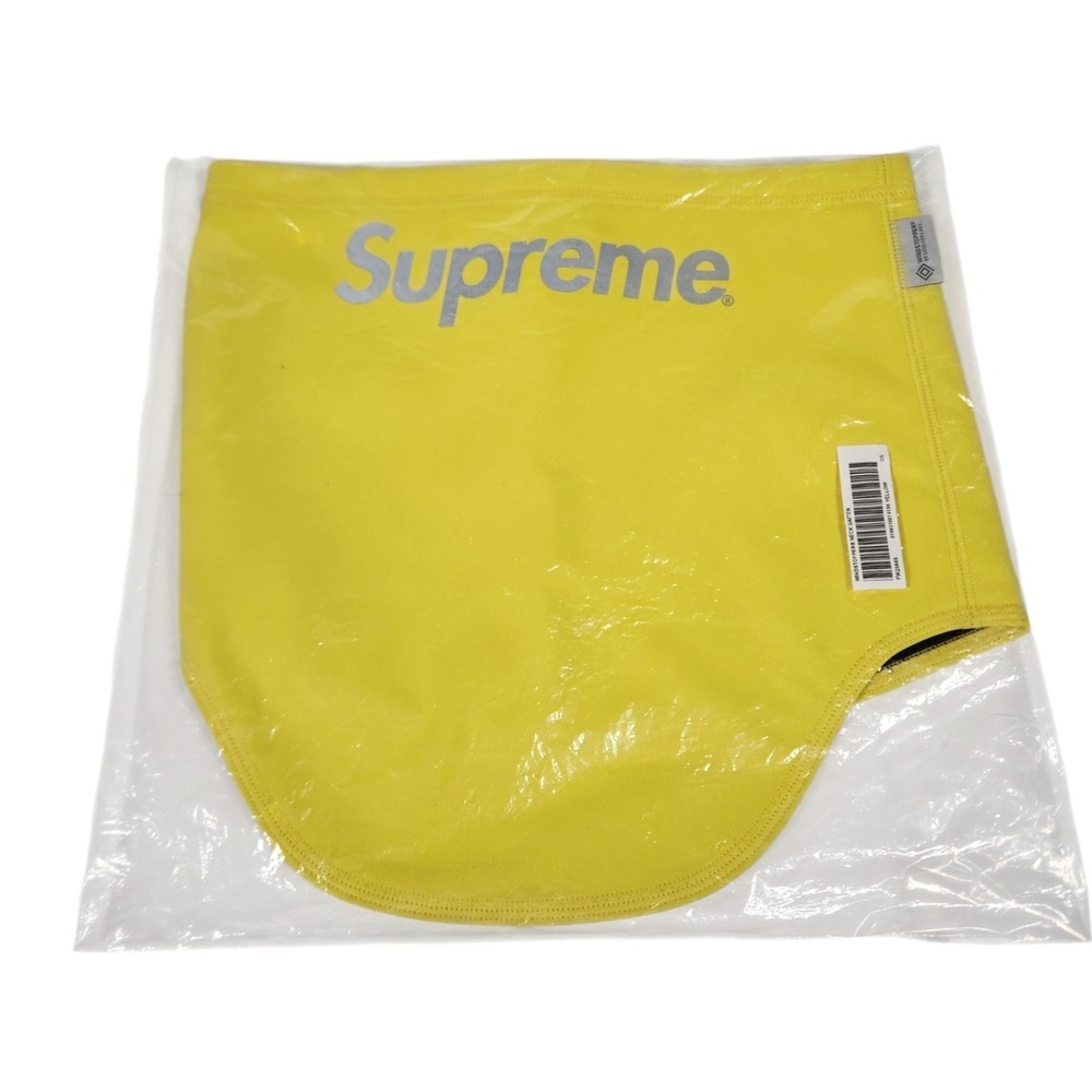 Supreme FW25 WINDSTOPPER Neck Gaiter Yellow One Size New Sealed FW25A85 Gore Tex